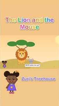 The Lion and the Mouse 🦁🐭 A tiny friend saves the day!