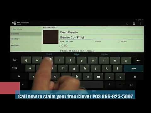 Clover Editing Inventory Items and Categories on a Clover Device