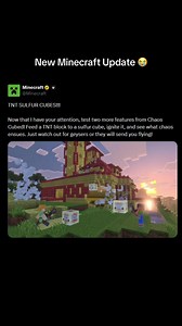 Minecraft New Update: Funny TNT & Sulfur Cubes Meme