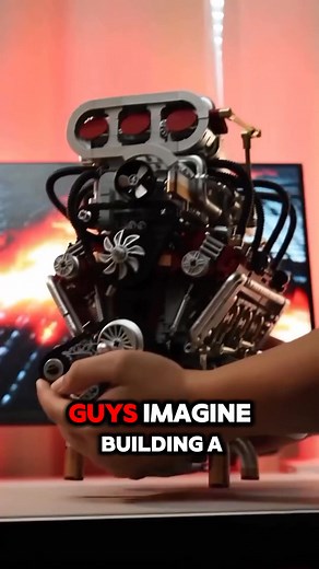 12 reactions | Build one of our realistic engines with real motor and engine sound. Choose from our wide collection of high performance iconic brick engines. | Engine Bricks | Facebook