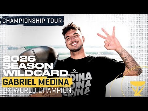 Gabriel Medina confirmed for 2026 Championship Tour
