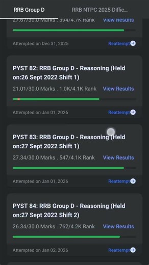 Group D 30 Aug 2022 shift 1 Reasoning practice set, group d practice set #groupd #groupdpracticeset