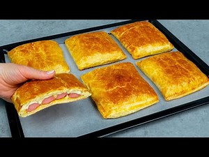 Felejtsd el a pizzát! Leveles tészta és virsli