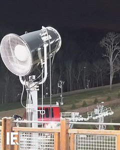 Artificial snowmaker ensures ski-ready slopes during unpredictable weather, providing consistent coverage for winter activities. | Interesting Engineering