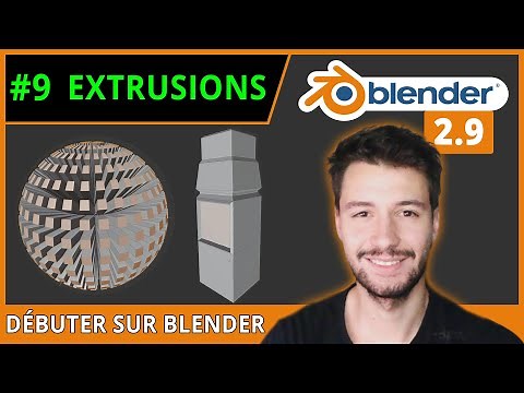#9 | LES EXTRUSIONS - Débuter sur Blender [TUTO FR]