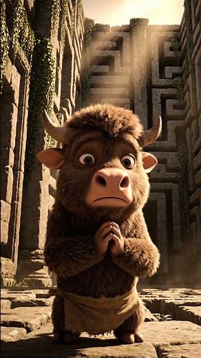 Baby Minotaur Apologizes to the Maze — Cutest Fantasy Moment Ever | Nebula Shots