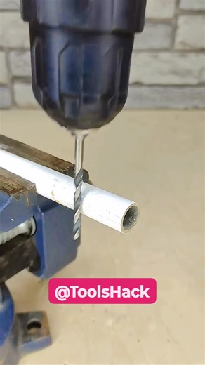 490K views · 3.3K reactions | Be sure to remember this trick... How to easily drill a hole in a round object. 六‍️✅ . . . . #reelsfb #toolstour #5minutescraft #hacksandtips #5minutecrafts #drillingtools #WorkshopTools #diytools #lifehacks #interiordesign | Tools Hack | Facebook