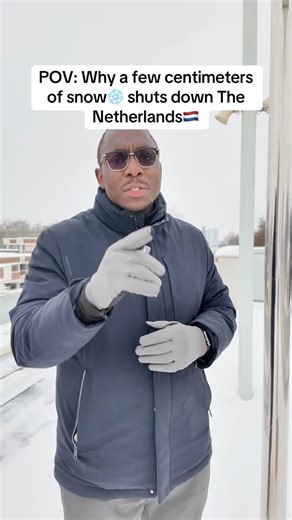 Batuo Hillmann 👨🏾‍⚕️🎥🌍 on Instagram: "Why snow causes so much disruption in the Netherlands🇳🇱 I did some research and here is what I found. What do you think? 💭 👇🏾 . . . #netherlands #snow #dutch #winter #explorepage"