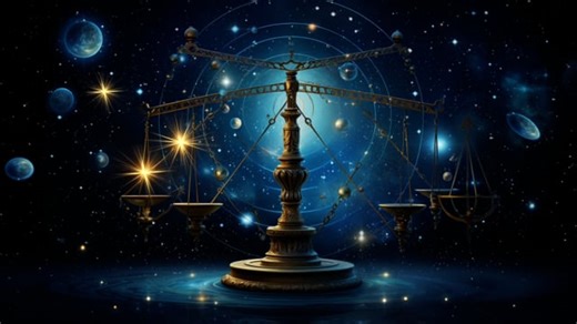 Ai Generated, Balance, Astrology. Free Stock Video