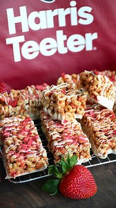Back to school snacks! 🚌 Check out these no-bake granola bars with chewy oats, creamy peanut butter, sweet white chocolate, and tangy dried strawberries. 🍓 They’re kid-approved, lunchbox-ready, and totally customizable with your fav flavor combos.​ ➡️ www.harristeeter.com/r/white-chocolate-strawberry-cereal-bars/7af2089f-fffd-4db3-a738-d4f44920af65 | Harris Teeter