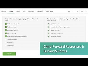 How to Carry Forward Responses to Create Dynamic Forms | Non-cloud Form Builder for Enterprises