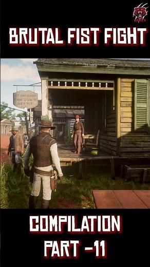 Red Dead Redemption 2 - Brutal Fistfight Compilation (Part - 11) #rdr2 #rdo #rdr2online