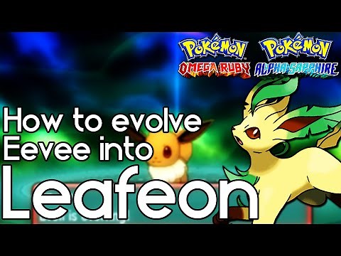 How to Evolve Eevee into Leafeon – Pokemon Omega Ruby and Alpha Sapphire – Pokemon ORAS How To
