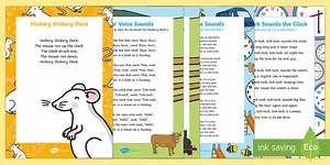 Phase 1 Phonics: Voice Sounds Songs and Rhymes