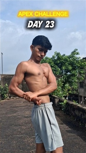 APEX CHALLENGE DAY 23| CHEST WORKOUT for beginners # #shortvideo #minivlog #chestworkout # #youtube