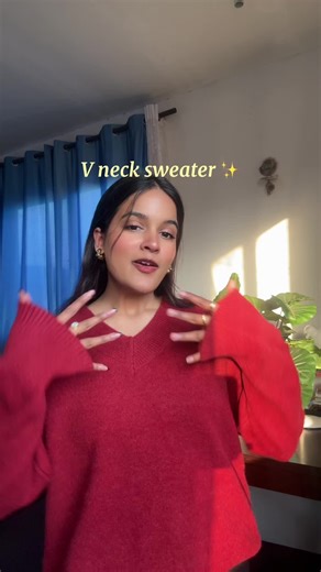 Premium quality v neck sweaters available ❤️ Product code: V1