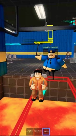Alone in Roblox Police Boy 2 Player Prison Obby😭#roblox #shorts