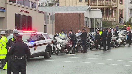 Procession for fallen York County police officers