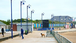 8th July 2020. A very quiet morning on the sea seafront today. | Mablethorpe Photo Album