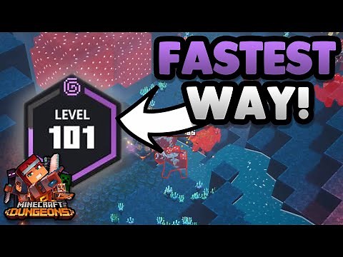 How To LEVEL UP FAST In Minecraft Dungeons!
