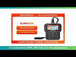 First Look New launch Creader 529 OBD2 Scanner Automotive Diagnostic Tool OBDII Code Reader Fault Co
