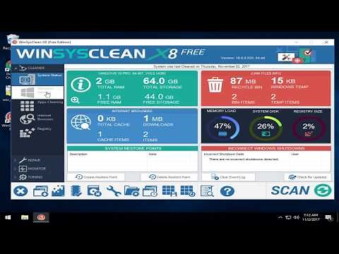 Overview and Review of WinSysClean