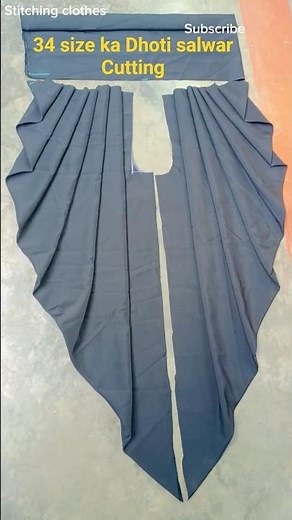 Dhoti Salwar Cutting and Stitching | Easy Salwar Design Tutorial 2025|| #dhotisalwar #viral #diy