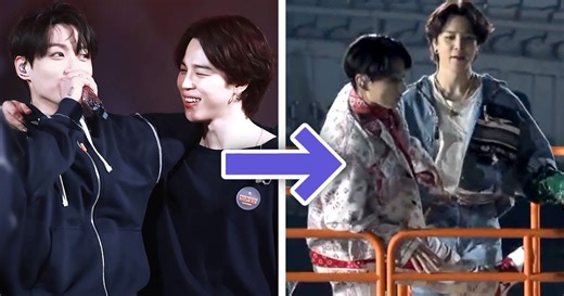 BTS's Jimin Jumped Into Action When Jungkook Nearly Fell Over