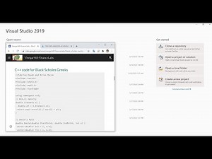 Visual Studio Community 2019 Installation and Test