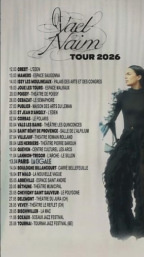 Yael Naim — TOUR 2026