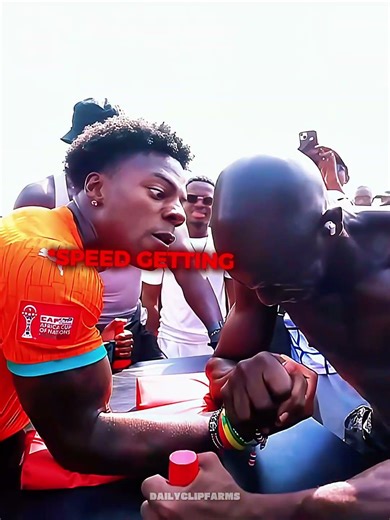 This dude wants to arm wrestle iShowspeed #ishowspeed #armwrestling #africa #edit