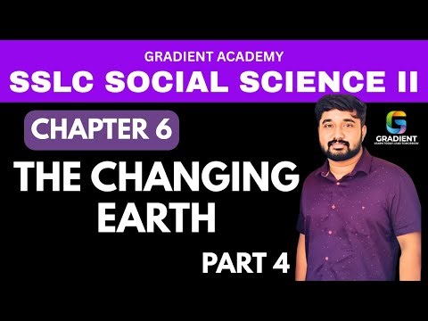 The Changing Earth | part 4 | chapter 6 | SSLC social science2 | 2025