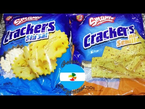 Smams Crackers Mix de Semillas y Sin Sal Agregada Galletitas Sin Gluten - Sin Grasa Animal - Masitas