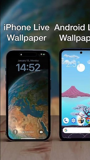 Japanese cherry blossoms themes live wallpaper with a 24-hour animation on your smartphone.