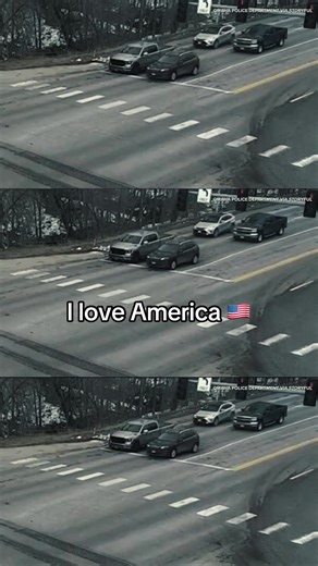 Sinkhole swallows cars #nebraska #cars #clips #viral #america