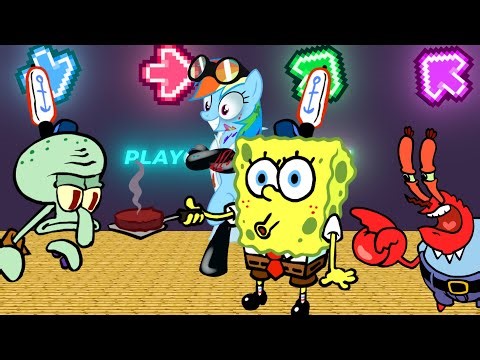 FNF Character Test | Gameplay VS Playground | Krusty Karoling | SpongeBob | Mr. Krabs | FNF Mods