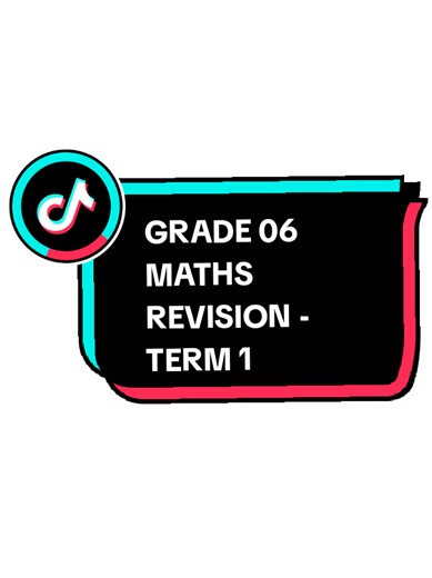 Grade 06 Mathematics Revision 👌🏽
