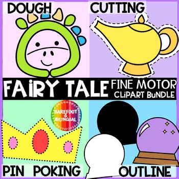Fairy Tale Fine Motor Clipart GROWING BUNDLE **LIGHTNING DEAL**