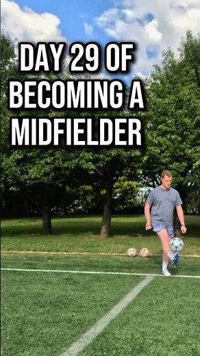 Day 29 of becoming a REAL MIDFIELDER #soccer #football