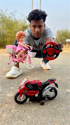 Electronic Cycle Rc Remote Control Bike Unboxing 😱