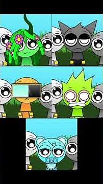 Incredibox sprunki Scrunkly BABIES All Scrunkly Characters of babies of sprunki version #sprunki