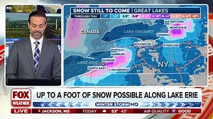 3.9K views · 56 reactions | ❄️ WINTER STORM HQ: Lake-Effect Snow Warnings are posted east of Lake Erie and Lake Ontario in parts of western and central New York, where 1-2 feet of snow is expected to pile up through midweek. #lakeeffect #lakeeffectsnow #winter #winterweather #snow | FOX Weather | Facebook