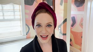 For Christina Hendricks, a nightly relaxing bath and a good night's sleep are the keys to self-care. Here, the 'Mad Men' and ‘Good Girls’ actor walks us through her skincare regimen, go-to hair products for those iconic red locks, and tried and true acne treatments. | Harper's Bazaar