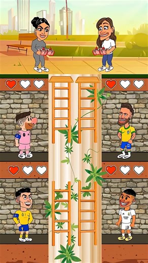 Ronaldo and Messi's Strawberry Cheesecake Adventure