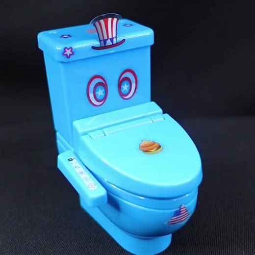 모코모코 🚽비데 버전(2/2) #minichips #diycandykit #fyp #drink #yummy #heart #toliet #strowberry #coke