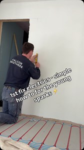 1.5K views · 11 reactions | Final part of 1st fix electrics, here’s how we do the boxes at Alcon Electrical Installations. #alconbrothers #electriciansofinstagram #niceicapprovedcontractor #1stfix #1stfixelectrics #familyrunbusiness #chorleywoodelectricians | Alcon Electrical Installations | Facebook