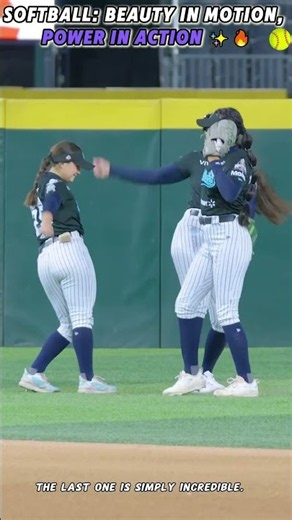 Softball Beauty in Motion, Power in Action ✨🔥#WomensSoftball #Softball #softballhighlights