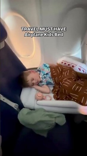 Flying with a toddler? This little inflatable bed from Flyaway Designs is a total game-changer.