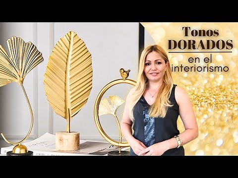 Cómo utilizar el color DORADO en decoración. Significado, ventajas, desventajas y errores comunes
