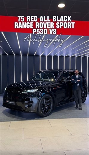 V8 Autobiography 🔥 2025 75 Range Rover Sport 4.4 V8 P530 Autobiography Live Priced at £114,990 - Buy & Reserve Online - Contact Joe on 07835377418 or Business WhatsApp us on 07724101010 📲 Finished in Santorini Black Metallic with Black Exterior Pack Detailing, 22" SV Bespoke Satin/Gloss Black Alloys, Fixed Side Steps, Mudflaps Privacy Glass & Ebony Leather Interior - the perfect blend of style and performance. ✔️Head Up Display ✔️Sliding Panoramic Sunroof ✔️Heated, Cooled & Massage Front Seats